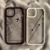 Airplane Route iPhone Case